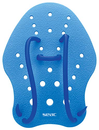 Seac Hand Paddle Turbo - Accesorio para la natación, color azul, talla S