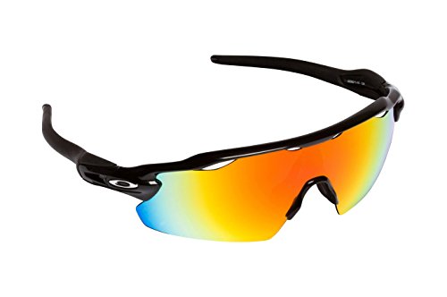 SeekOptics - Lentes de repuesto compatibles con gafas de sol Oakley Radar EV Pitch, Rojo,