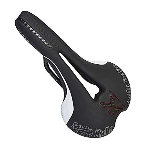 Selle Italia - Sillìn Bicicleta de Carretera FLITE Kit Carbonio Flow, Rail Carbon/Keramic Ø7x9, Sillìn Road Perfomance Fibra-tek Ligero, Comfort