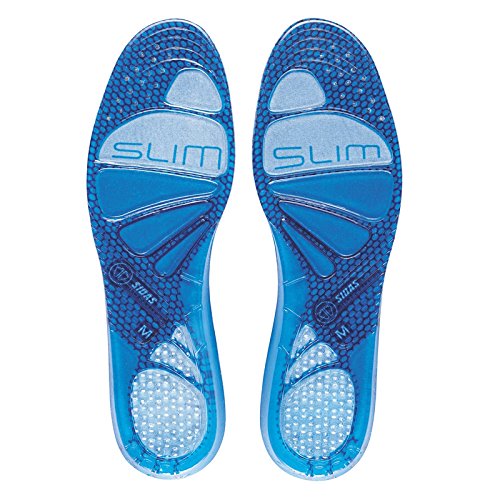 Sidas Cushioning Gel Slim Plantillas/Deportivas, Azul, 46-48 EU