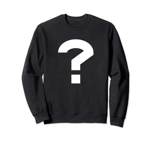 Signo de preguntas Texto simple Sudadera