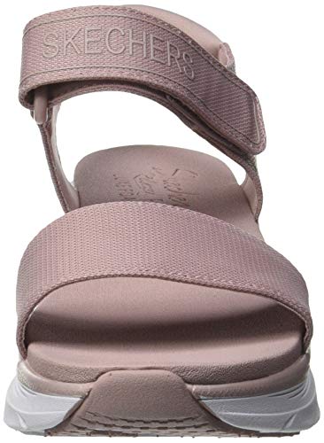 Skechers D'lux Walker New Block, Sandalias Deportivas Mujer, Colorete, 38 EU