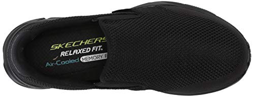 Skechers Equalizer 4.0 Krimlin, Zapatillas Hombre, Negro, 42 EU