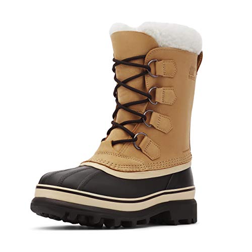 Sorel Caribou Botas de invierno para Mujer, Marrón (Buff), 38 EU