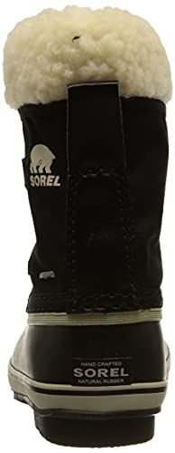 Sorel Niños Unisex Botas de invierno Yoot Pac Nylon, Color: Negro, Talla: 35