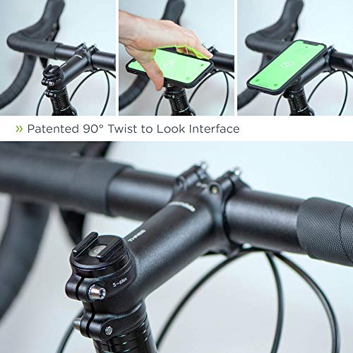 SP Connect Soporte de teléfono móvil para bicicleta, resistente al agua, para manillar de bicicleta, para todos los teléfonos inteligentes como iPhone Samsung