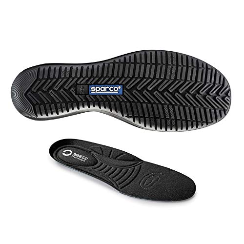 Sparco S0751646RSNR Zapatillas Sport EVO Negro, 46 EU