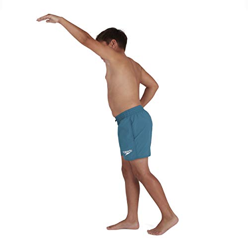 Speedo Essential 13" Pantalones Cortos de Natación, Niños, Verde (Swell Green), XS