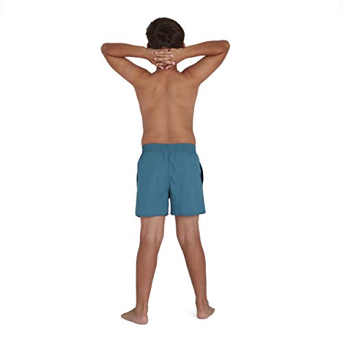 Speedo Essential 13" Pantalones Cortos de Natación, Niños, Verde (Swell Green), XS