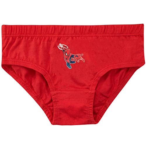 Spiderman Ropa Interior [Paquete de 5] para niños [Multicolor -8-9 Años ]