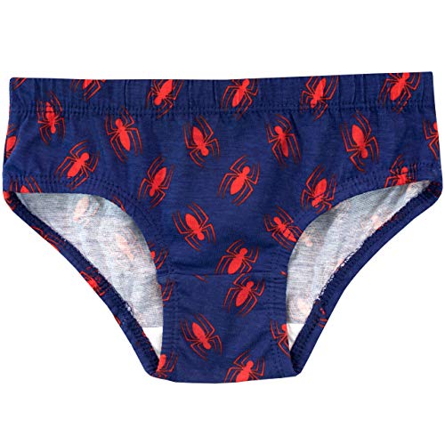 Spiderman Ropa Interior [Paquete de 5] para niños [Multicolor -8-9 Años ]