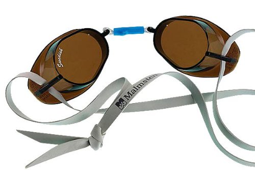 Sport-Thieme Beco - Gafas de natación (antivaho, talla única), color plateado y gris