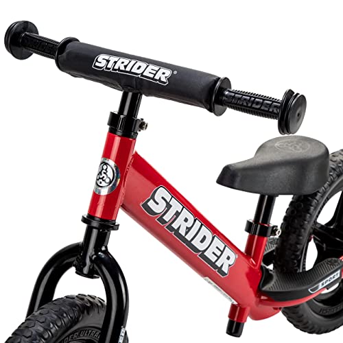 Strider - Bicicleta sin pedales Strider 12 Sport, para niños de 18 meses a 5 años, roja