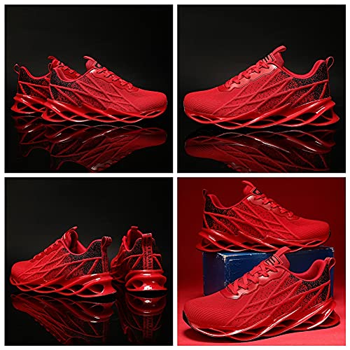 Sumateng Zapatos para Correr Tenis para Hombres Mujers Calzado Deportivo Casual Running Gym Outdoor Zapatillas de Deporte Sport Red43