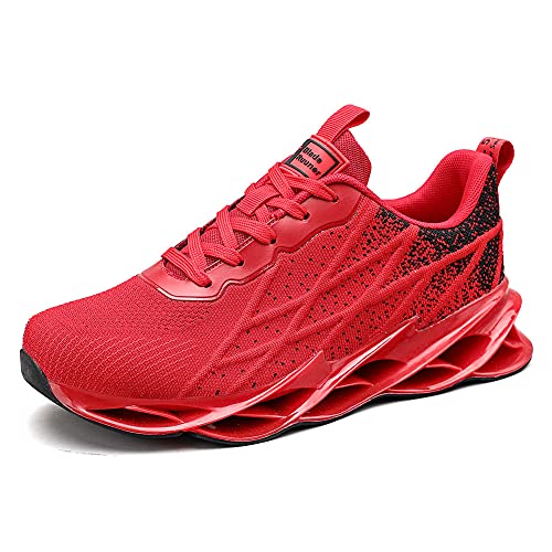 Sumateng Zapatos para Correr Tenis para Hombres Mujers Calzado Deportivo Casual Running Gym Outdoor Zapatillas de Deporte Sport Red43