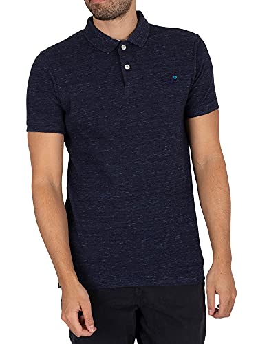 Superdry Classic Pique S/s Polo Camisa, Azul (Montana Blue Grit Uj1), M para Hombre