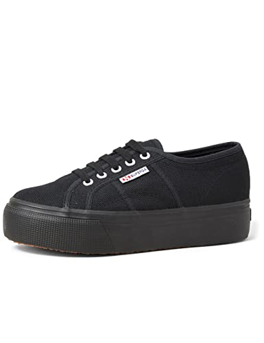 Superga 2790ACOTW LINEA UP AND DOWN Zapatillas para Mujer, Negro(996), 37 EU