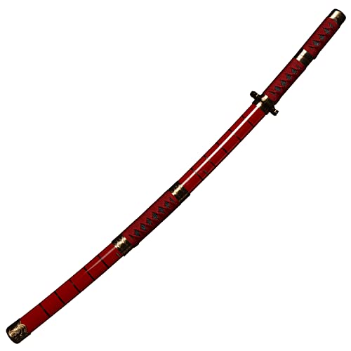 Sword Man Bamboo Cosplay Anime Espada Katana, Roronoa Zoro Katana, Sandai Kitetsu Katana Espada 103cm / 40 Pulgadas