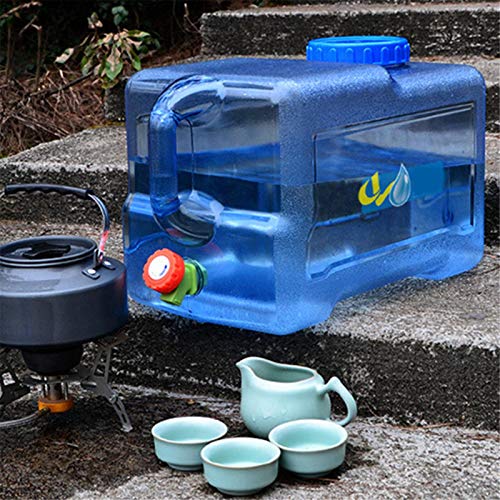 sympuk 25L Bidón Plástico con Grifo, Contenedor De Agua Portátil, Tanque De Almacenamiento Agua, Seguro, No Tóxico Y De Gran Capacidad, Adecuado para El Uso De Coches De Viaje De Campo