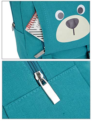 T-ara The New Bags - Mochila de oso de dibujos animados para niños pequeños y niños, mochila esencial para senderismo (color: jacinto, tamaño: mediano)