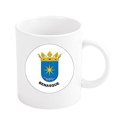 TAZA ESCUDO HERALDICO BENASQUE HUESCA