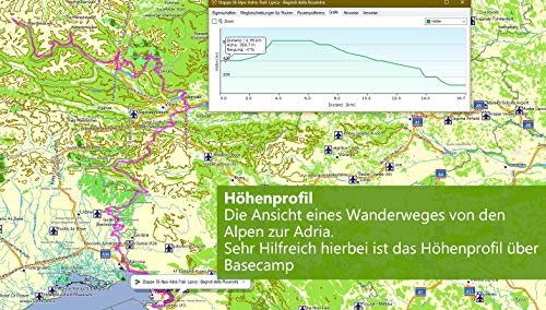 Techo V.21 Topo Mapa compatible con Garmin Navegador GPSMap para bicicleta, senderismo, Geocach.