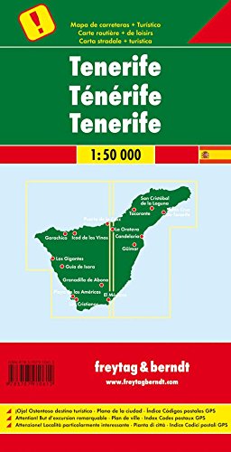 Tenerife, mapa de carreteras. Escala 1:50.000. Freytag & Berndt.: Toeristische wegenkaart 1:50 000: AK 0523 (Auto karte)