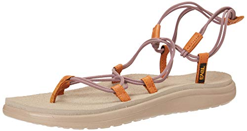 Teva Voya Infinity, Sandalias Planas Mujer, Malva crepúsculo, 38 EU