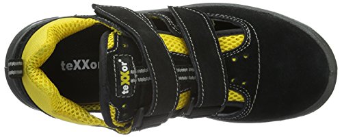 Texxor 6115 - Sandalia de seguridad s1 romanos ligera arbeitssandale, tamaño 41, negro