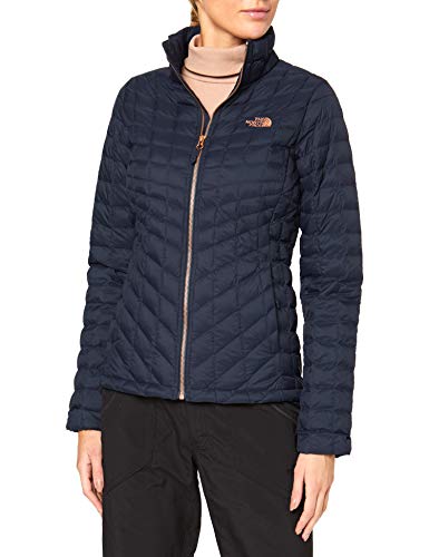 The North Face T93BRL Chaqueta con Cremallera Thermoball, Mujer, Urban Navy/Metallic Copper, XS