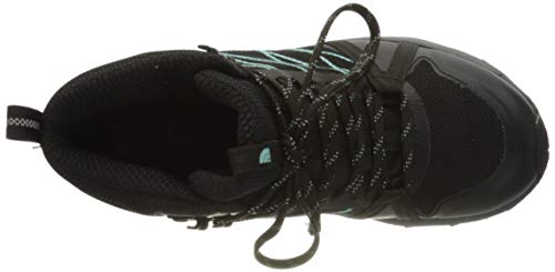 The North Face Womens Litewave Fastpack II Mid WP, Zapato para Caminar Mujer, TNF Black, 40.5 EU