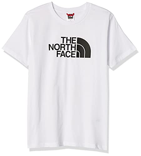 The North Face Y S/S Easy tee Camiseta, Blanco, M