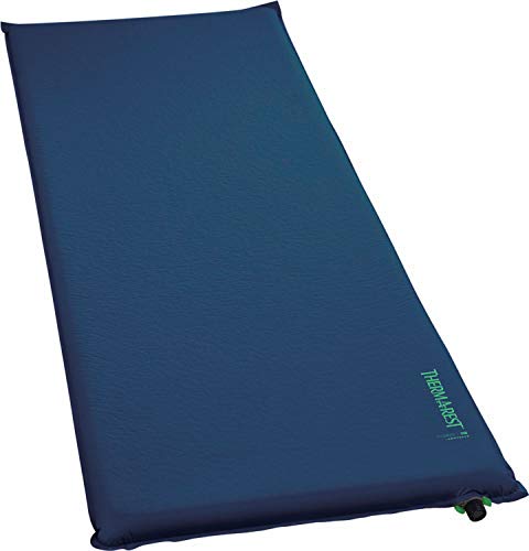 Therm-a-Rest Unisex's Basecamp Pad WingLock Espuma Camping, Poseidon Azul, Regular