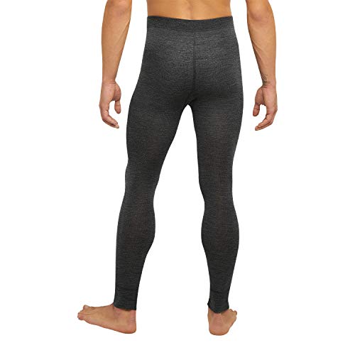 Thermowave Ropa interior cálida de lana merino para hombre, calzoncillos largos para hombre, ropa interior térmica para hombre, 100% lana, 180 g/m², supercálidos, absorbe la humedad, cintura ancha