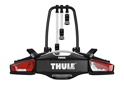 Thule Velocompact 3 13-Pin, Portabicicletas Compacto Y Ligero para Uso Diario . + Velocompact 4Th Bike Adapter, Aumenta La Capacidad del Portabicicletas Velocompact 926/927 En Una Bicicleta.