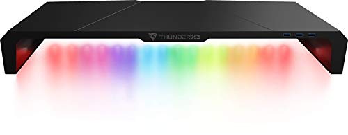 ThunderX3 AS5HEX Soporte para Monitor con iluminación RGB Hex, 60 x 24 x 8