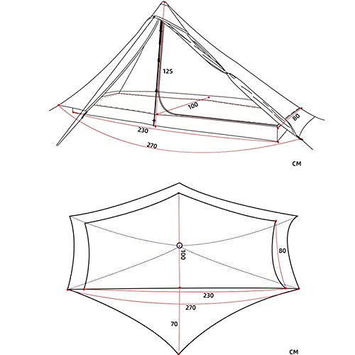 Tienda Ultralight Camping Tent Single Persona Fácil configuración Impermeable Tienda instantánea portátil para el Ciclismo de Senderismo Carpa (Color : Green)