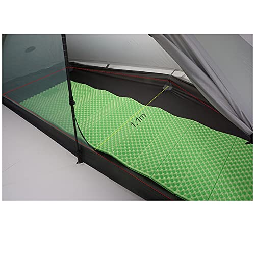 Tienda Ultralight Camping Tent Single Persona Fácil configuración Impermeable Tienda instantánea portátil para el Ciclismo de Senderismo Carpa (Color : Green)