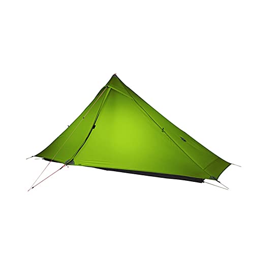 Tienda Ultralight Camping Tent Single Persona Fácil configuración Impermeable Tienda instantánea portátil para el Ciclismo de Senderismo Carpa (Color : Green)