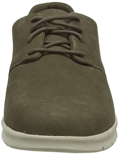 Timberland Graydon Oxford Basic Oxford plano para Hombre, Verde (Olive Nubuck), 44 EU