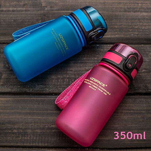 Tofern Outdoors Botella de agua sin BPA con tapa abatible - Botella de Agua con Flip Top Tapa 650 ml Rosado