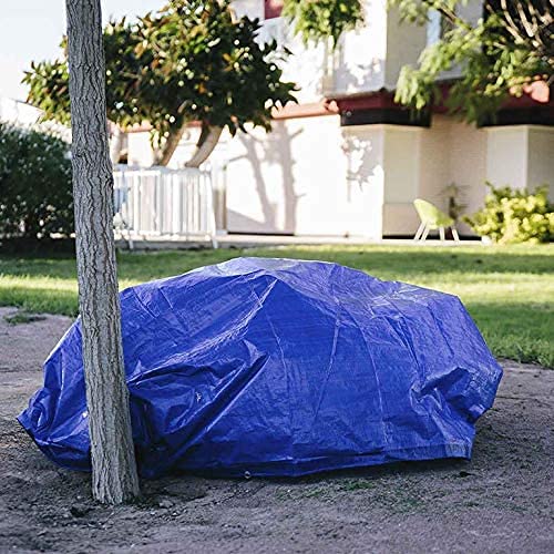 Toldo Reforzado Lona Impermeable Exterior (Azul, 3 x 4 m)