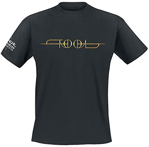 Tool Gold ISO Hombre Camiseta Negro L, 100% algodón, Regular