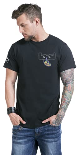 Tool Lateralus Hombre Camiseta Negro S, 100% algodón, Regular