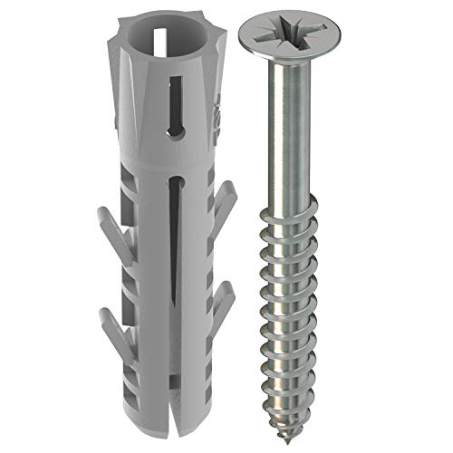 TOX Taco expansible Barracuda 8x40 mm + tornillo, 10 piezas, 013701061