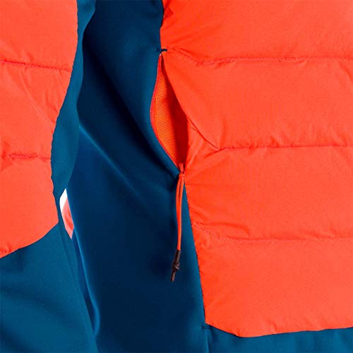 Trangoworld Beraldi Chaqueta, Hombre, Naranja/Azul Oscuro, M