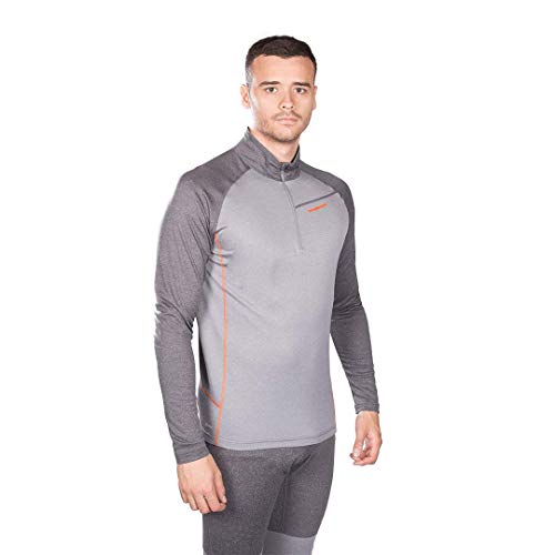 Trangoworld Trx2 Wool Pro Pullover Interior, Hombre, Gris Claro/Gris Oscuro, M