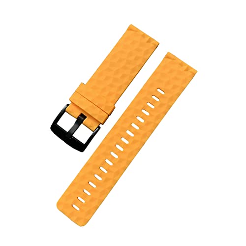 UHUA Correa de Reloj de Goma de Silicona de 24 mm Ajuste for suunto 9 / Banda de Reloj de baro Suunto 7 Reloj de Reloj Spartan Spartan Band Traverse Strap