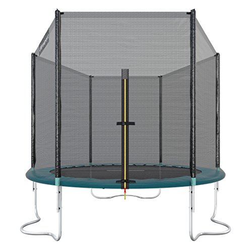 Ultrasport Cama elástica de jardín Uni-Jump Trampolín Infantil, certificación Intertek GS, con Superficie de Salto, Red de Seguridad, Unisex Niños, Verde, 366 cm