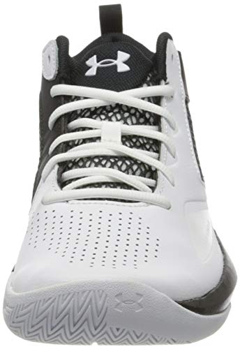 Under Armour Lockdown 5, Zapatillas de Baloncesto Unisex Adulto, Blanco (White/Black-100), 40 EU